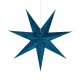 Ozdoba wisząca świetlna Gwiazda 75cm niebieski VELOURS 705487 Markslojd
