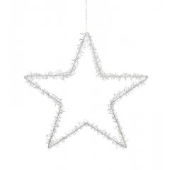 Ozdoba wisząca świetlna LED 2,4W 60cm srebrny Gwiazda TANGLE 705777 Markslojd